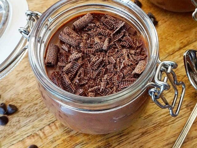 Crème dessert chocolat (sans sucre) façon Danette au Thermomix