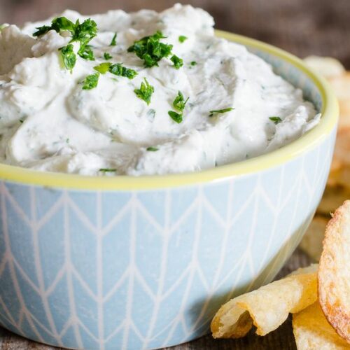 Dip fines herbes et ail au Thermomix