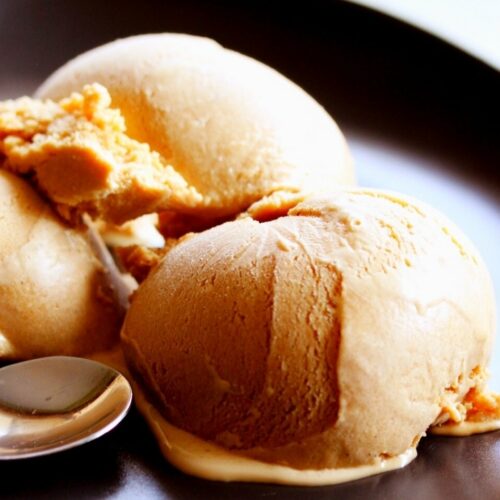 Glace au beurre salé au caramel Thermomix