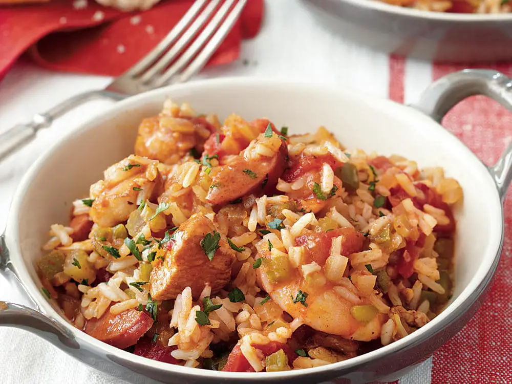 Jambalaya de poulet au Thermomix