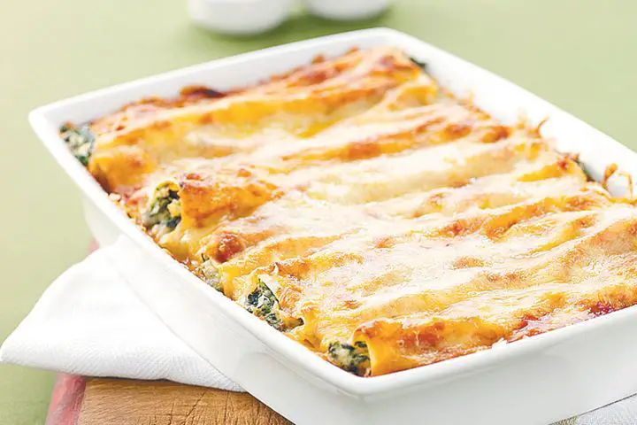 Cannellonis ricotta et épinards au Thermomix