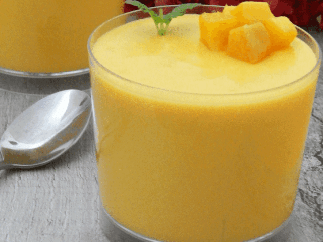 Mousse de mangue au Thermomix