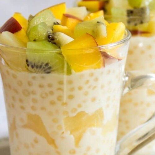 Tapioca ou perle du japon au lait de coco au Thermomix