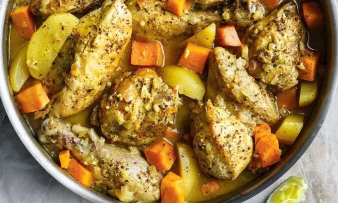 Le Colombo de poulet au Thermomix  Plats