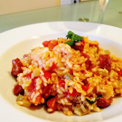 Risotto au chorizo au Thermomix