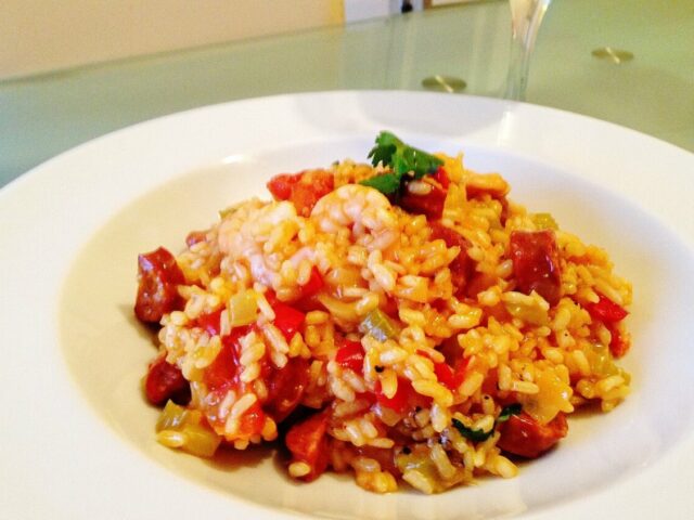 Risotto au chorizo au Thermomix