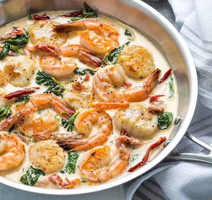 Cassolette de Saint-Jacques au Thermomix - Plats