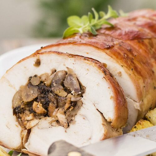 Filet de Dinde en Croûte sauce forestière au Thermomix