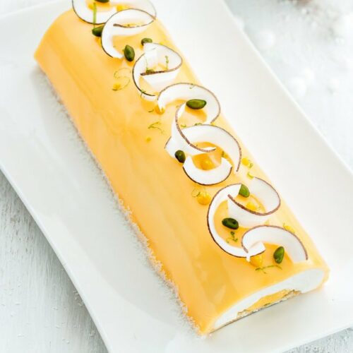 Bûche éxotique glacée au Thermomix