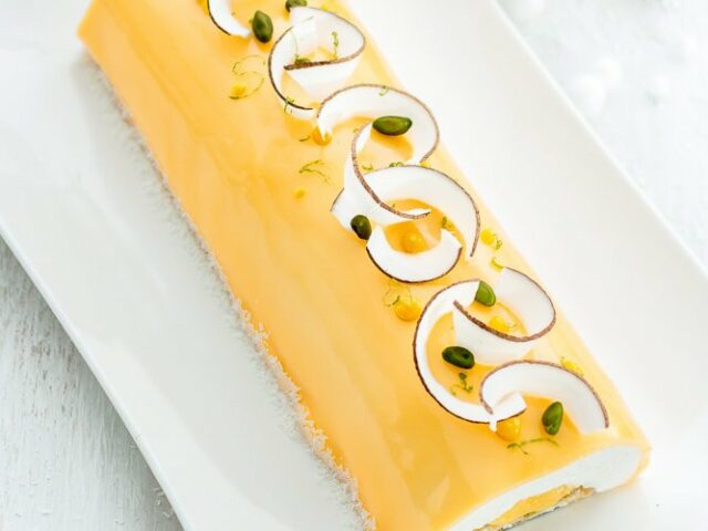 Bûche éxotique glacée au Thermomix