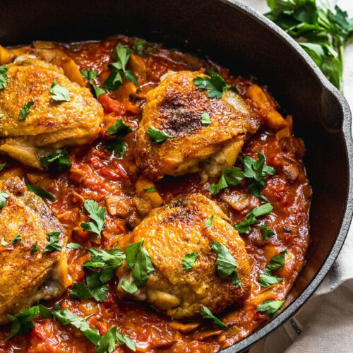 Poulet Marengo au thermomix