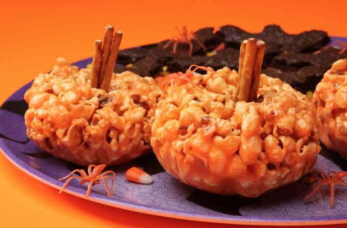 Citrouilles Pop-corn d’Halloween au Thermomix