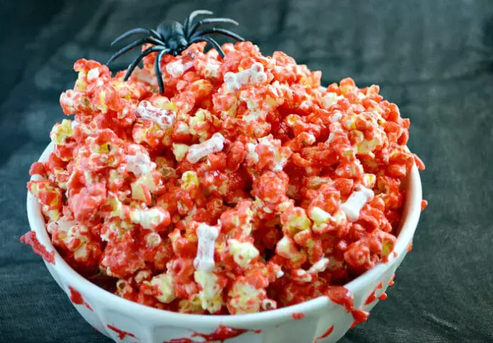 Popcorn d’Halloween ensanglanté au Thermomix
