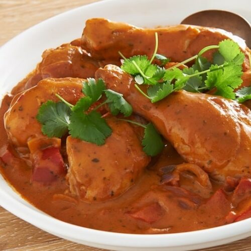 Pilons de Poulet au Curry et à la crème légers