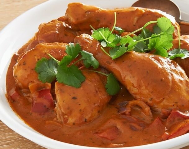 Pilons de Poulet au Curry et à la crème légers