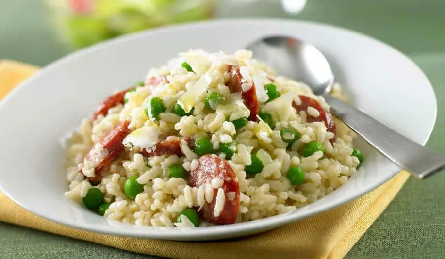 Risotto au chorizo et Parmesan au thermomix