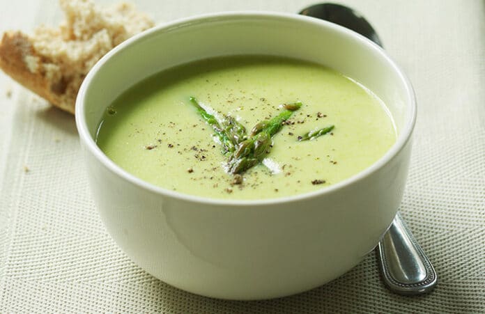 Velouté D'asperge Et Pomme De Terre Thermomix www.recettethermomix.com
