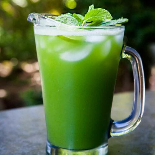 Concombre et menthe minceur