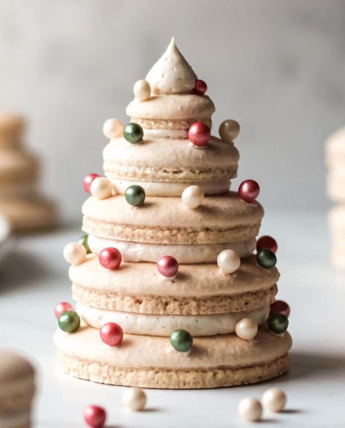 Macaron en Sapin de Noël