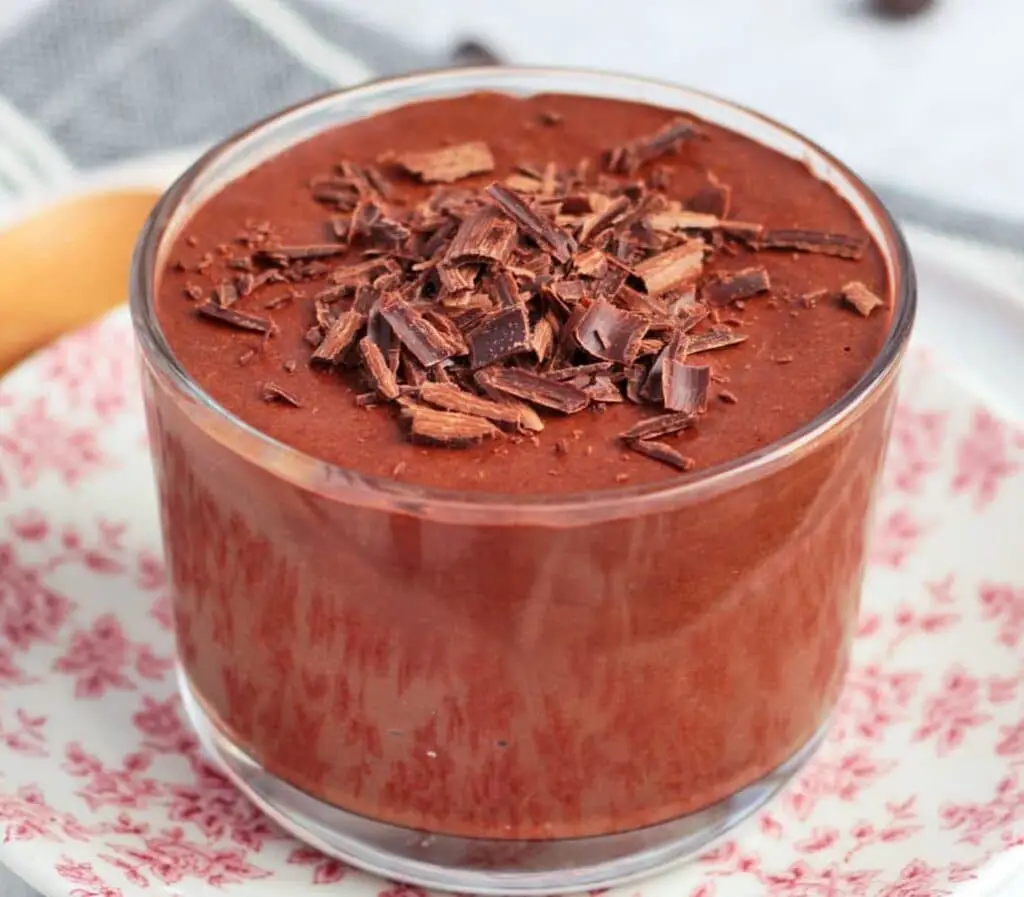 Mousse au chocolat aux pois chiches légères