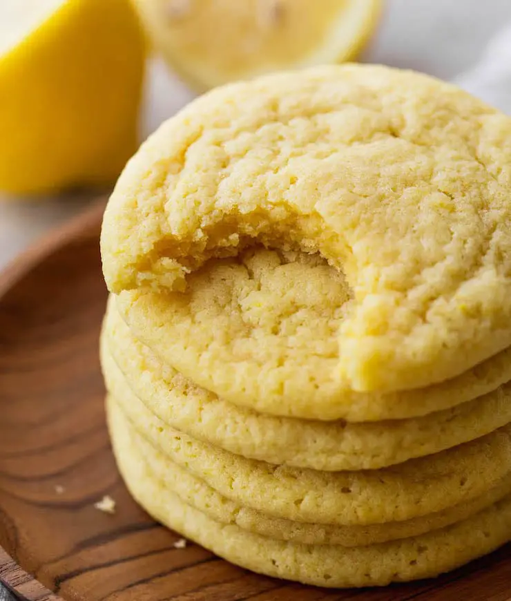 Cookies au citron légers