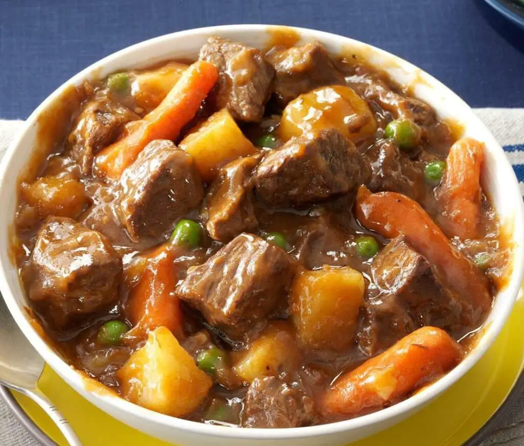 Ragoût de boeuf aux légumes