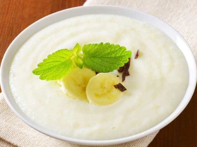 Semoule au lait de coco légère