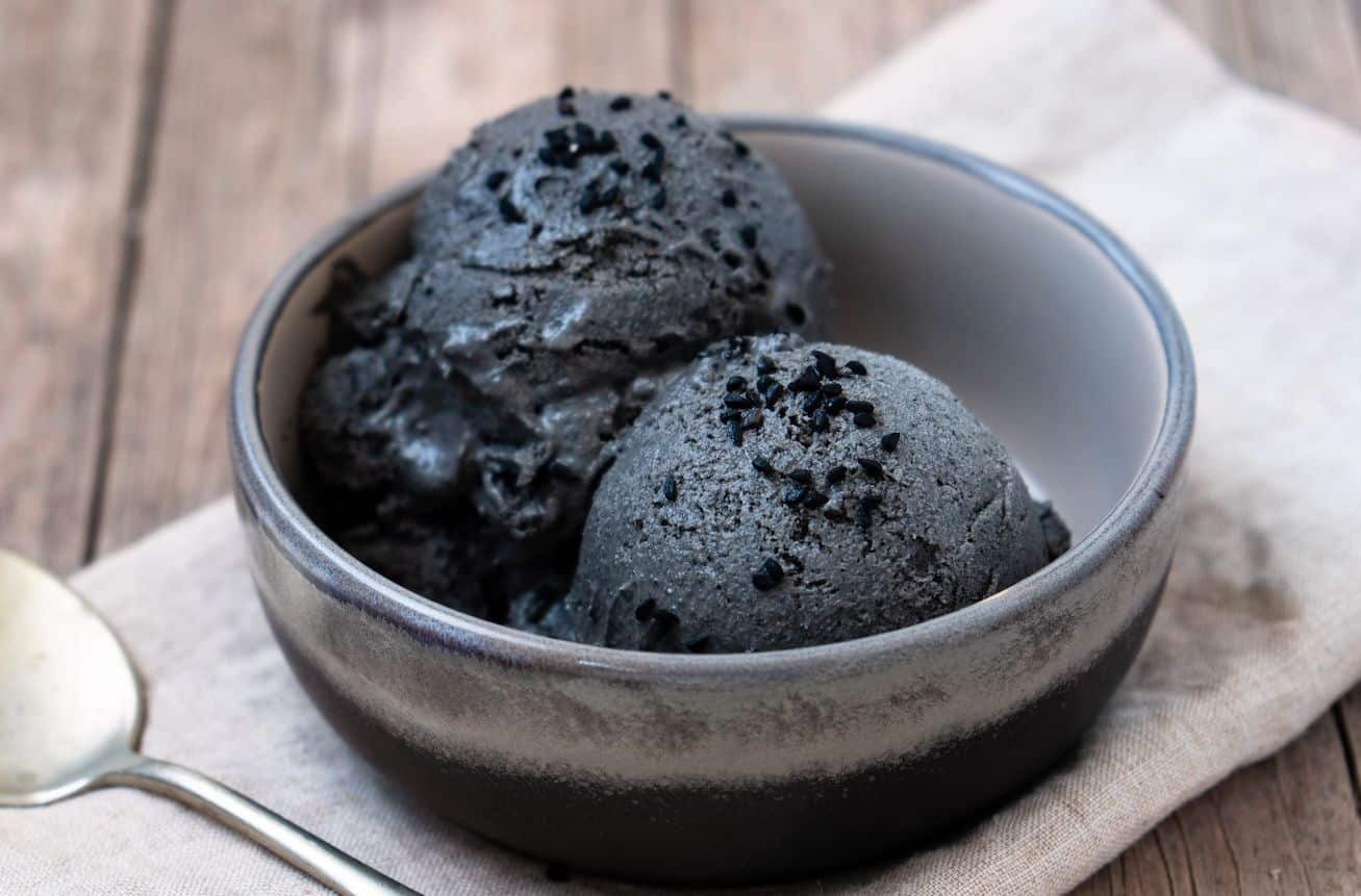 Glace de Vanille et Sésame Noir allégée Recettes Légères
