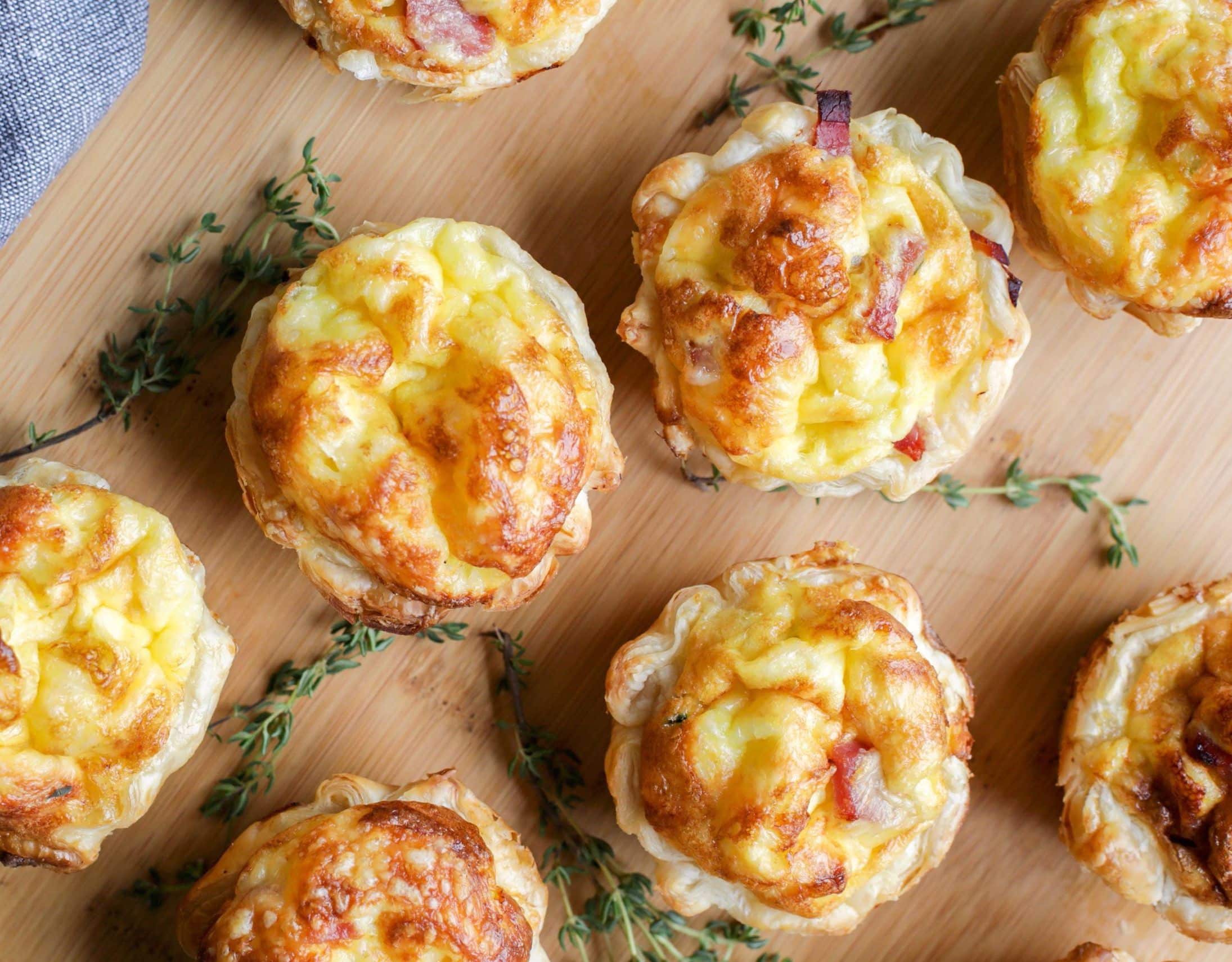 Mini Quiche Lorraine au thermomix - Apéritif