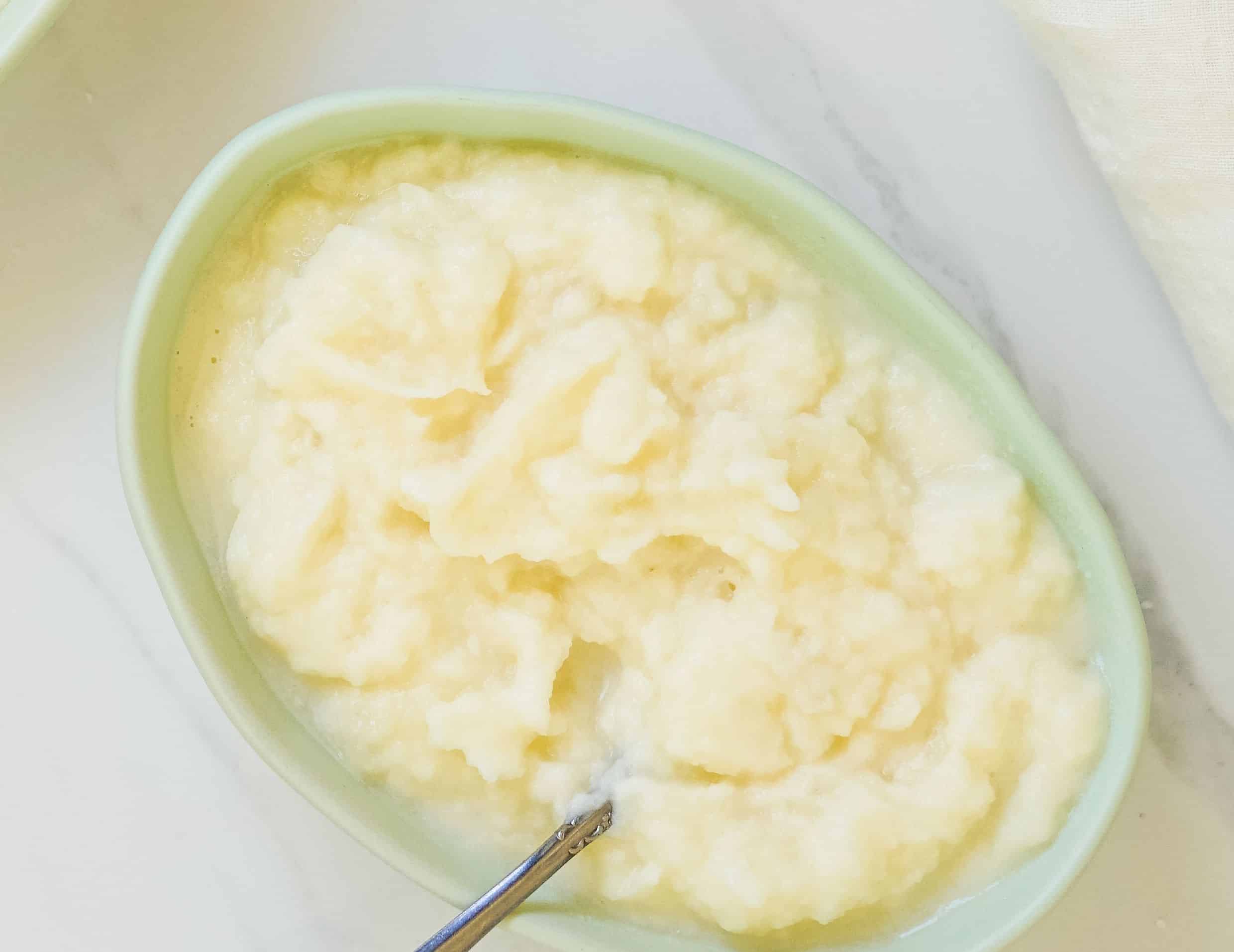Purée de navet légère