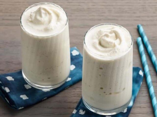 Milkshake à la vanille léger