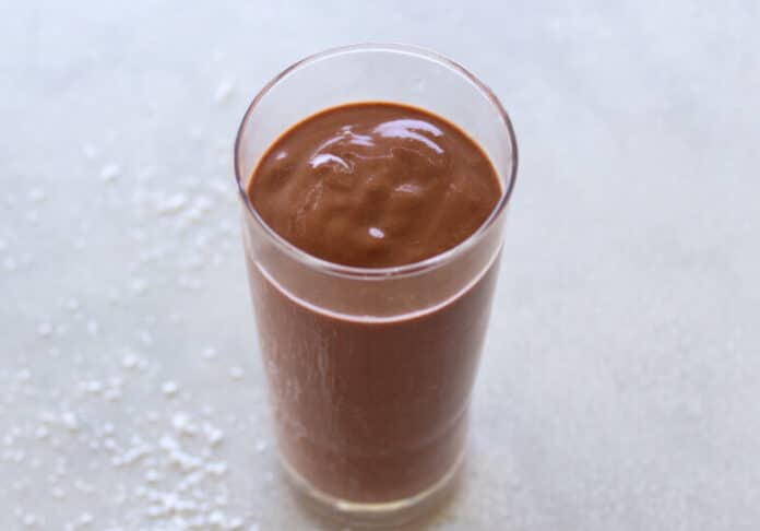 Smoothie léger au Nutella et Cannelle