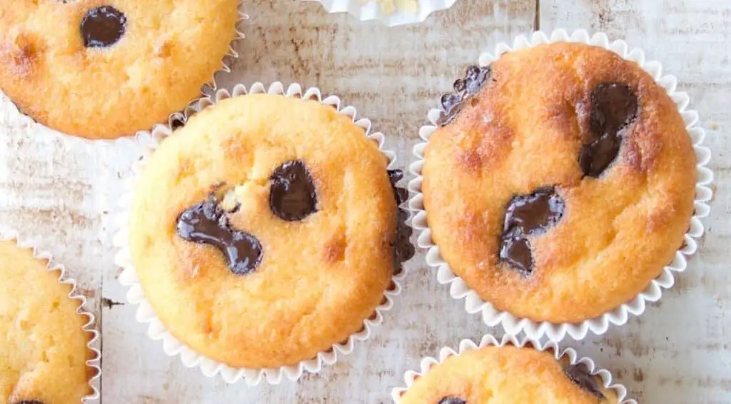 Muffins d’Amande et Chocolat Léger