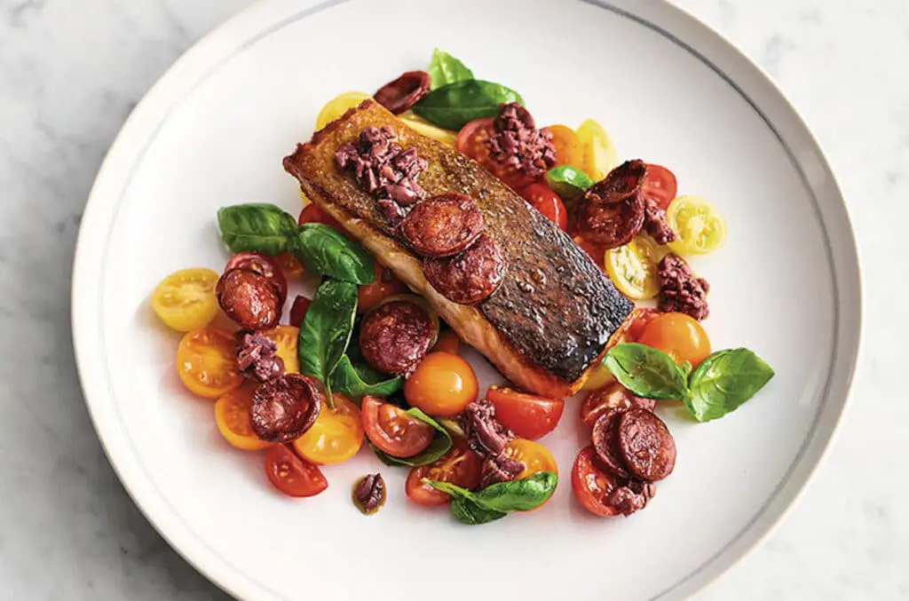 Saumon fumé au chorizo Léger