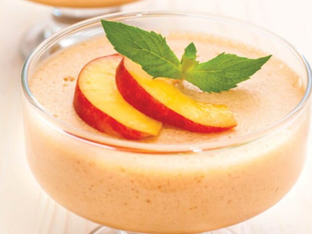 Délicieuse Mousse de Pêche au Thermomix