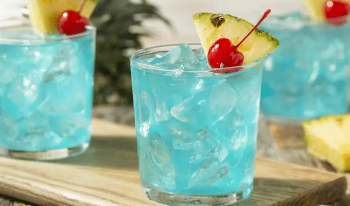 Succulent Cocktail Blue Hawaiian Léger