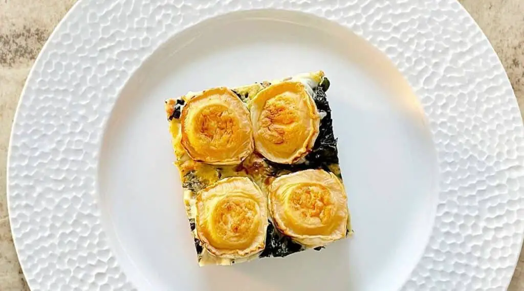 Flan aux épinards jambon et chèvre au Thermomix