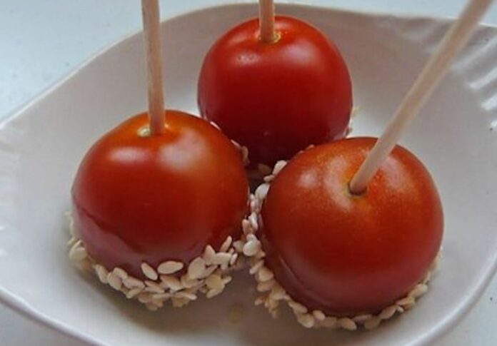 Tomates cerise au sésame Léger