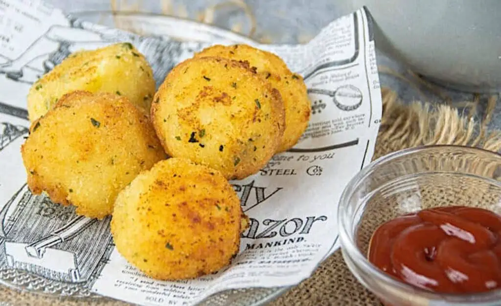 Boulettes de pommes de terre et fromage au Thermomix