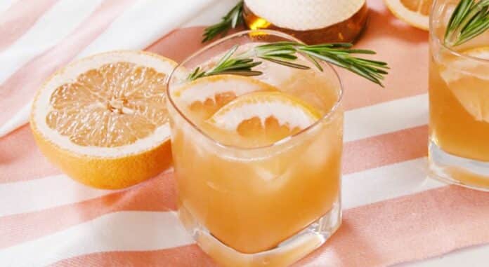 Cocktail Rhum Citron Orange