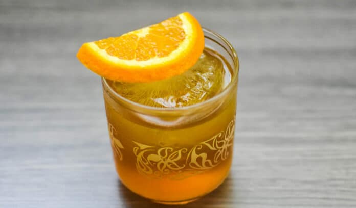 Cocktail Rhum orange citron Léger