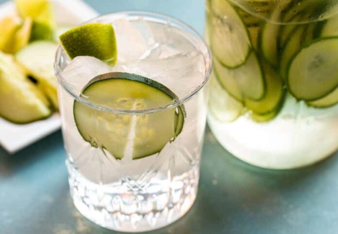 Cocktail Vodka au concombre