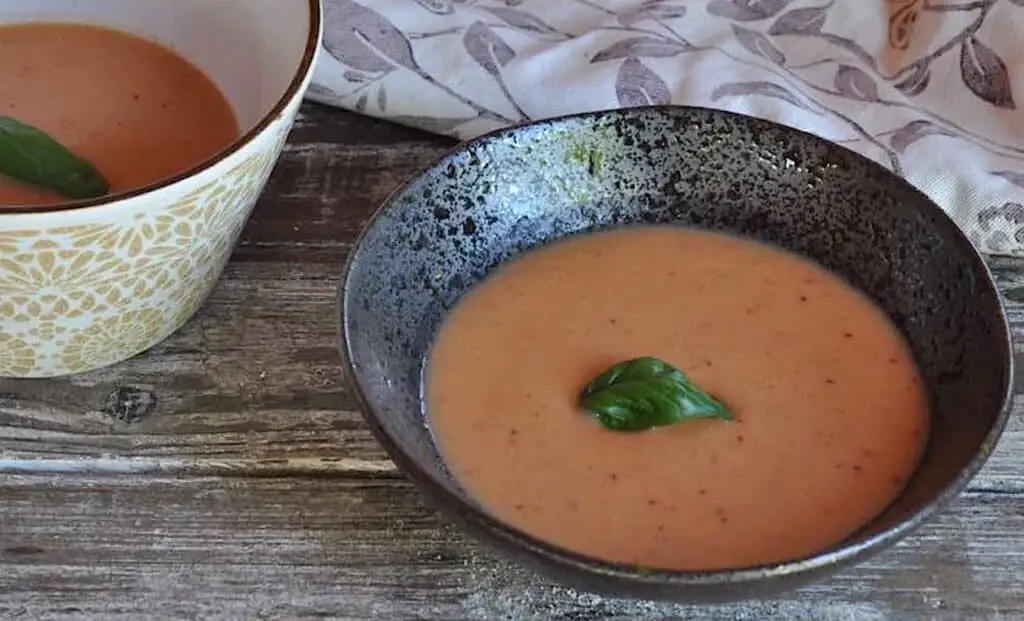 Gaspacho aux prunes au Thermomix