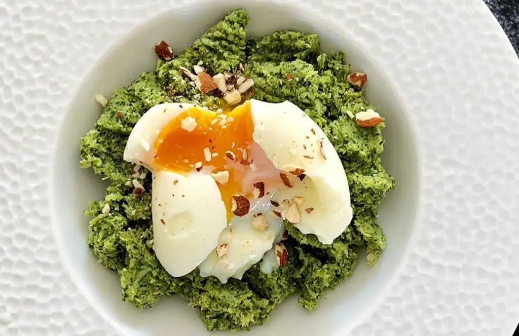 Purée de brocoli et oeuf mollet au Thermomix