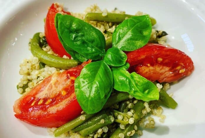 Salade de quinoa et haricots verts au Thermomix