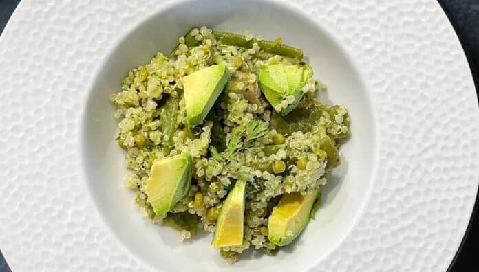 Salade de quinoa verde au Thermomix