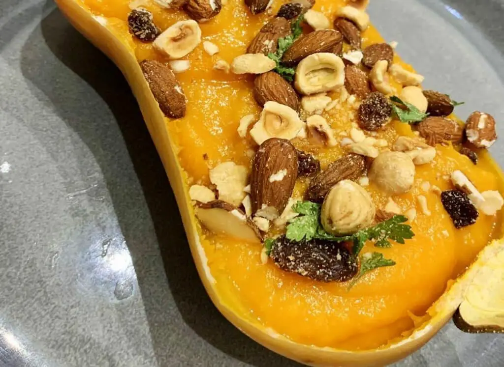 Purée butternut-noisettes au Thermomix