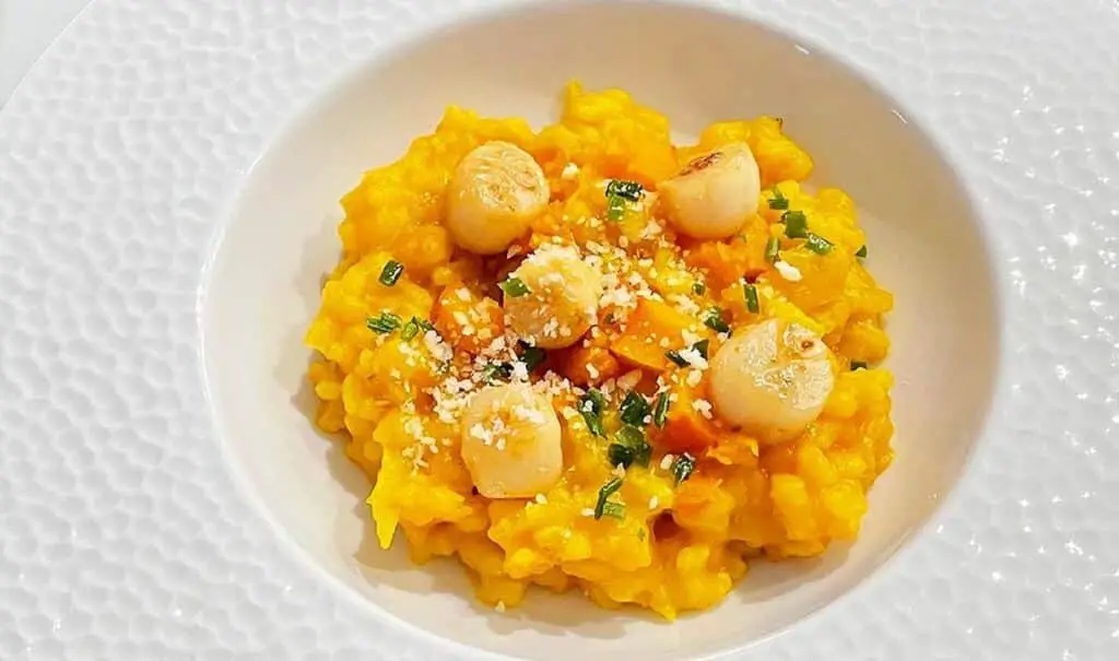 Risotto au potimarron et aux Saint-Jacques au Thermomix