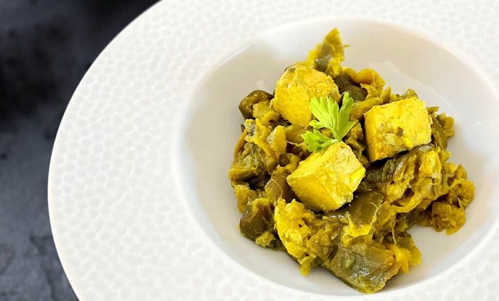Tofu aux légumes du soleil au Thermomix