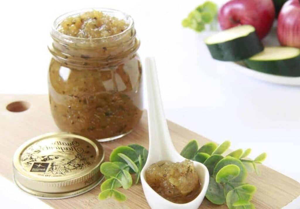 Confiture de courgettes et pommes au Thermomix